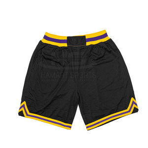 Shorts de basket-ball de sublimation en gros d'usine 2024 Shorts de basket-ball de sport de conception simple tissu de maille - Product Image 1