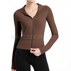 Sweat à capuche de compression pour femmes pour femmes Personnalisé 2025 à vendre Sweat à capuche de compression avec pouce - Product Image 5