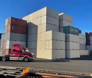 Meilleurs conteneurs maritimes d'occasion de 20 pieds et 40 pieds HC, secs, pleins de marchandises, conteneurs de fret d'occasion - Product Image 1