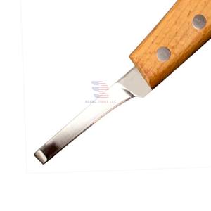Cuchillo de pezuña de calidad duradera, cuchillo de pezuña veterinario con hoja de acero inoxidable afilada - Product Image 5