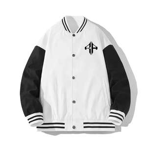 Chaqueta universitaria con cuello acanalado transpirable de poliéster 100%, nueva chaqueta de invierno con logotipo personalizado más vendida de ATLANTIC - Product Image 5