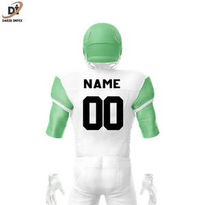 Uniforme de fútbol americano de alta calidad con logotipo personalizado, conjuntos de ropa deportiva transpirable con el más nuevo estilo impreso por sublimación, buena venta - Product Image 5