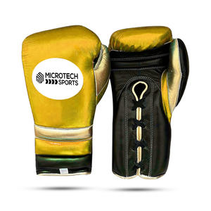 Gants de boxe de sport professionnels Logo personnalisé Gants de boxe en cuir pour l'entraînement Nouveau design - Product Image 4