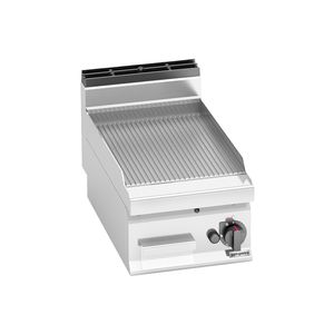 Plancha de gas comercial - 6.9kW - Placa acanalada - Área de cocción: 395x500mm - Product Image 1