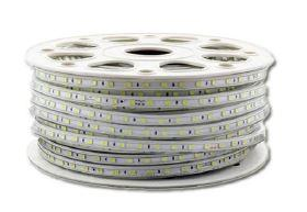1m. Striscia LED autoadesiva 12W 230V 3000K IP65 SMD (Ledesma 54914) - Product Image 1