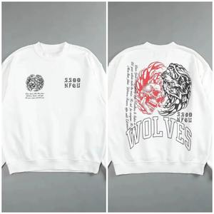 2025 imprimer sweats femmes automne hiver polaire pulls hommes sweat à capuche décontracté col rond basique Hip Hop haute rue hauts - Product Image 6