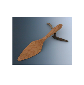 Juego único de cuchillo y servidor de pastel de madera con espátula de forma cuadrada para bodas, fiestas de cumpleaños y eventos, embalaje de tarjetas - Product Image 2