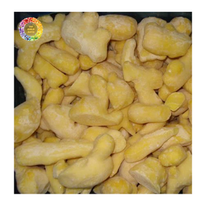 Jengibre Congelado Surtido IQF, Jengibre Entero Pelado Congelado, Rodajas de Jengibre Congelado y Jengibre en Cubos para la Industria Alimentaria - Product Image 3