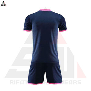 Uniforme de Fútbol Unisex de Alta Calidad, Personalizable, de Secado Rápido, Transpirable, 100% Poliéster, Manga Corta, Camisetas de Fútbol para Atletas - Product Image 3