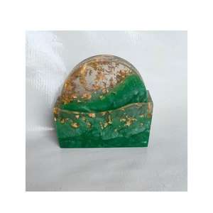 Unique resin coaster <b>set</b> with glitter <b>infused</b> marble design handmade epoxy mats ideal for coffee bar table and gift <b>sets</b> - Product Image 6