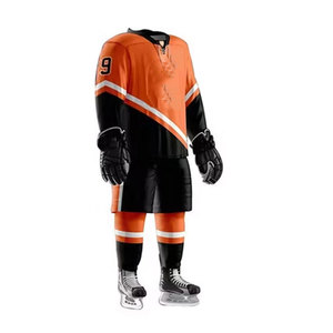Vêtements de sport uniforme de hockey sur glace imprimé par sublimation personnalisé/uniformes de hockey sur glace à prix abordable - Product Image 3