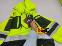 Venta al por mayor Hoddies de trabajo de construcción con bolsillos dobles Hoddies DE SEGURIDAD reflectantes de alta visibilidad.