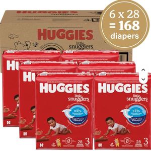 Meilleures ventes de couches Huggies Little Movers taille 3 (16-28 lbs) 168 couches à prix réduit - Product Image 5