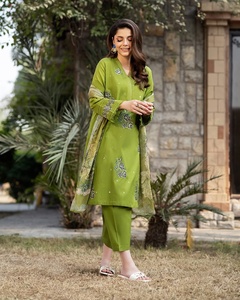 WS ชุดเดรสปากีสถานผ้าปากีสถานวิสคอสสวยใหม่ล่าสุด-ไม่ใช่สินค้าขายดี-1065 - Product Image 2