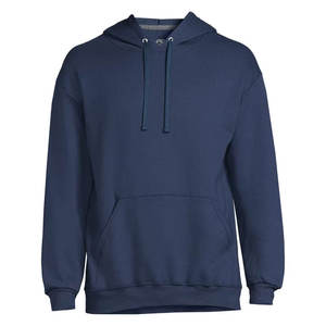 Sweat basique personnalisé Sweat-shirt oversize à épaules tombantes pour hommes Sweat-shirt à capuche uni avec poche kangourou - Product Image 1