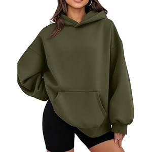 Sudadera Clásica de Invierno para Mujer con Forro Polar y Logotipo Frontal, Chaqueta Cálida y Suave para Exteriores - Product Image 1