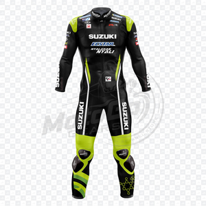 Zuzuki Andrea Lannone Traje de motocicleta Grado superior Cuero genuino 1Pc mono Pista/Montar Biker Cuero de vaca/Canguro MotoCP Traje CE - Product Image 1