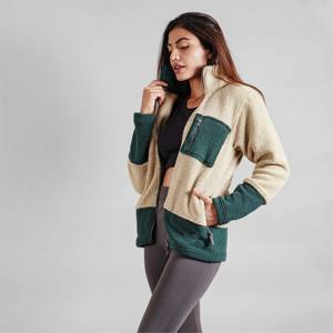Chaqueta Sherpa Fleece con cremallera: suave, acogedora y perfecta para hacer capas en climas fríos o uso diario informal - Product Image 5