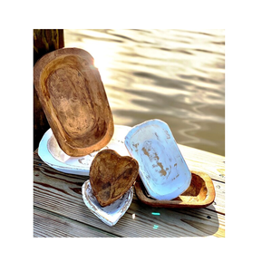 Olla de madera Decoración de forma redonda/Cuencos de masa para producto de gran oferta Artesanía natural Cuenco de madera natural personalizado - Product Image 3