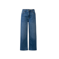 Jeans décontractés pour femmes, à la mode, respirants, écologiques, personnalisés, à jambes larges, en denim, longueur intégrale, en provenance du Bangladesh, vente en gros
