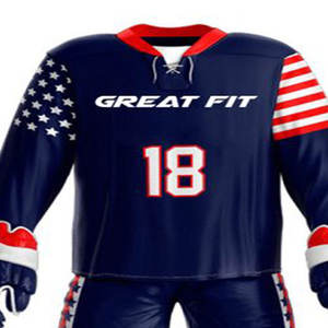 100% uniforme de hockey sobre hielo cómodo de secado rápido bajo MOQ ropa deportiva - Product Image 3