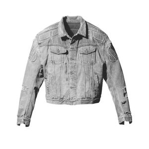 Wholesale OEM Vintage Button <b>Thermal</b> <b>Padded</b> Denim Jacket Breathable Eco-Friendly Windproof Insulated Outerwear Aini Wear Autumn - Product Image 2