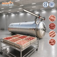 Machine de lyophilisation en acier inoxydable à économie d'énergie pour viande, jambon, saucisses, bacon, salami et porc