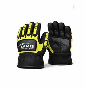 Gants de soudage 14 pouces, vente en gros directe d'usine, gants de sécurité en cuir fendu résistant à la chaleur pour l'industrie et les travaux lourds - Product Image 6
