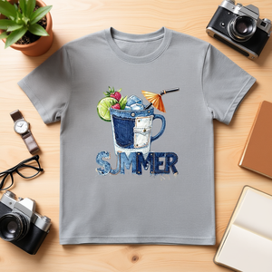 T-Shirt Unisex 100% Cotone 210GSM Stile Casual Vestibilità Oversize Modello Rose con Stampa DTG e Serigrafia - Product Image 3
