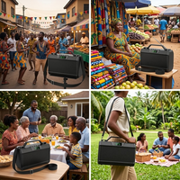LN5216BT Solarbetriebener Lautsprecher Kabellose Soundbar mit Starkem Bass FM-Radio USB TF-Karte Outdoor-Reise-Audio Großhandel