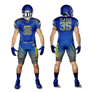 Vente chaude de haute qualité sur mesure ensemble de maillots de football américain vêtements de sport respirants - Product Image 4