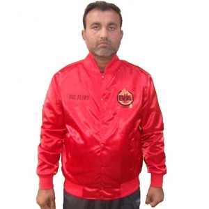 Blousons Bomber en Satin Noir Écologiques pour Hommes RBI – Styles Universitaires et de Baseball – Prêts pour l'Hiver - Product Image 2