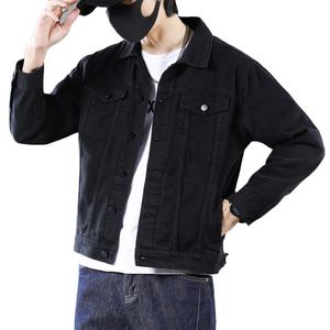 Nouvelle veste en jean décontractée pour homme, printemps, avec logo personnalisé, boutons recouverts, imperméable, coupe-vent, respirante, séchage rapide, haute qualité, prix bas - Product Image 3