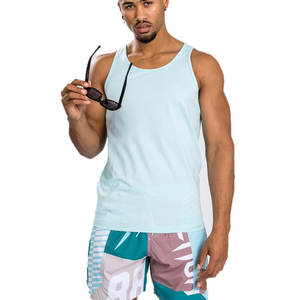 Camiseta sin mangas personalizada para hombre para deportes Fitness y culturismo 100% algodón transpirable gimnasio chaleco estilo informal de talla grande - Product Image 3