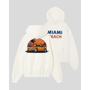 Sweat à capuche pull lourd 500gsm de haute qualité pour hommes épaule tombante sans cordes 100% coton sweat à capuche en éponge française surdimensionné non - Product Image 1