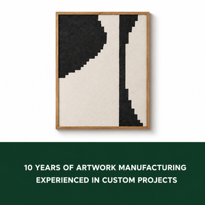 Arte Abstracto de Madera para Pared, Pintura al Óleo Personalizada sobre Lienzo, Obra de Arte Grande Hecha a Mano para Decoración de Apartamentos, Hoteles y Casas - Product Image 2