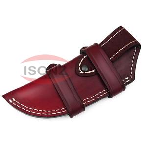 Couteau de survie pliant multifonctionnel pour l'extérieur Couteau de camping Couteau utilitaire de survie pour l'extérieur Étui en cuir - Product Image 1