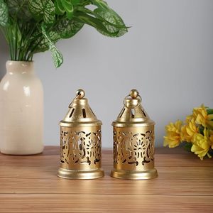 Lujo moderno romántico boda decoración del hogar Metal dorado en hierro vela té soporte de luz mejor diseño vela votiva portavelas - Product Image 3