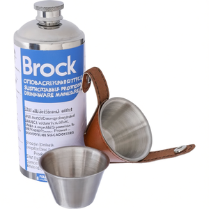 Borracce Promozionali Sostenibili Brock in Materiale Riciclato - Gadget per Bevande - Product Image 3