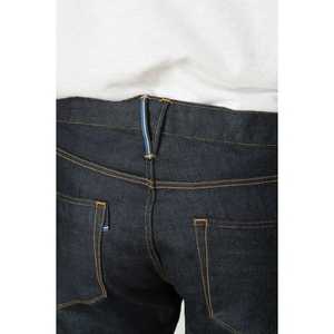 กางเกงยีนส์ขายาวสำหรับผู้ชายกางเกงยีนส์ทรงตรงเอวสูงปานกลางสีดำป้องกันการโจรกรรมกางเกงยีนส์ออกแบบขนาด40 42 44 - Product Image 4