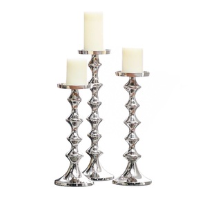 Portavelas de Cristal y Metal con Acabado Dorado para Decoración de Sala de Estar, Portavelas Votivo de Metal - Product Image 6