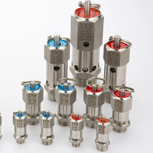 Soupape de sécurité en acier inoxydable certifiée CE |   Type scellé |   Connexion 1/8″ |   Pression de 2 à 19 bars |   316L |   Soupape de sécurité - Product Image 1