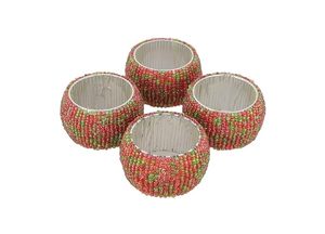 Best Seller Beaded Napkin <b>Ring</b> With Resin Made Unique Designed Luxury Napkin <b>Ring</b> for Table Decor by <b>Indian</b> Exporters - Product Image 3