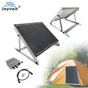 Système de raccordement au réseau <span class=keywords><strong>solaire</strong></span> 350W durable et efficace personnalisé avec micro-onduleur et panneaux flexibles de 100W pour <span class=keywords><strong>bateau</strong></span> sur le toit de l'abri de voiture - Product Image 6