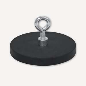 Sistema Magnetico Gommato Ø66x8,5mm con Occhiello - Product Image 1