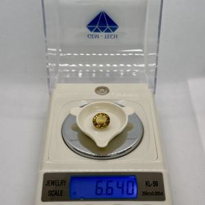 Vente en gros de pierres de citrine facettées de 12,0 x 7,8 mm, 6,64 carats, pierres précieuses naturelles brutes les plus vendues, pierres précieuses taillées en brillant pour bijoux, LK Nalin - Product Image 4