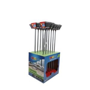 Escoba de Fibra Larga para Limpieza de Pisos, Diseño de Madera de Alta Calidad con Cabezal de Plástico PET para Uso Doméstico - Product Image 2