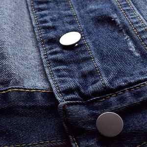 Chaqueta Vaquera Corta Personalizada de Alta Calidad para Mujer, Transpirable, Estilo Urbano, Mangas, Venta al por Mayor, OEM, Informal, de Moda, de Algodón - Product Image 3