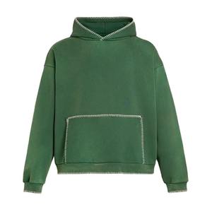 Oem Sportswear Pullover Streetwear No Drawstring Acid Wash Hoodie Custom Vintage Distressed Hoodies Men cotton <b>blended</b> - Product Image 1