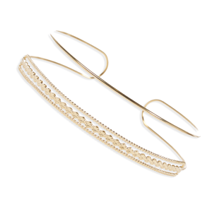 CUCOCUCA YFB 013 Collana girocollo multistrato in acciaio inossidabile, gioiello da collo a più catene, ideale per outfit estivi, spedizione in 48 ore in UE - Product Image 1